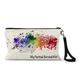 Festival Accessories, Festival Survival Kit Bag, Festival Bag, Music Festival Party, Festival Organiser, Hangover Kit Bag, Novelty Bag, Cream
