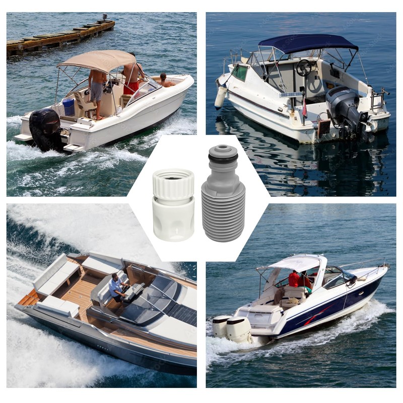 Outboard Motor Quick Connect Flush Kit，Compatible with Mercury, Mariner, Yamaha