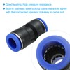 PATIKIL 5pcs 14mm Push To Connect Fittings Plastic Airline Hose