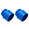 sourcing map 2 Pcs Union PVC Pipe Fitting 4" Male