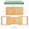 [2024 UPGRADE] Hifybaty Over The Sink Cutting Board - Expandable