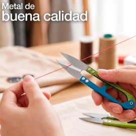 Timotech Set 6 Piezas Descosedores de Costuras Profesionales, Kit de Removedores de Hilos con 4 Desgarradores de Diferentes Tamaños, Cortahilos de Metal y Bolsa de Almacenamiento, Multicolor