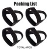 4PCS Leg Exerciser Machine Pedal Straps, Leg Exerciser Traction Straps,Adults