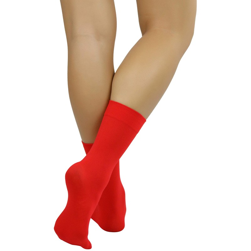 ToBeInStyle Womens Pack of 6 Trouser Solid Anklet Socks -