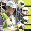 MELOTOUGH Coiled Lanyard,Hard Hat Lanyard with Clamp End,Hard Hat Tether,No