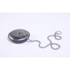 BSSTORE Stainless Steel Rubber Stopper with Lid and Chain for Basin Bidet Bathtub (mm47)