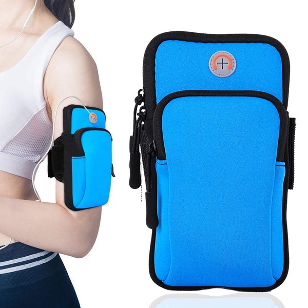 AiScrofa Sports Armband, Running Gym Universal Smartphone Arm Bag with