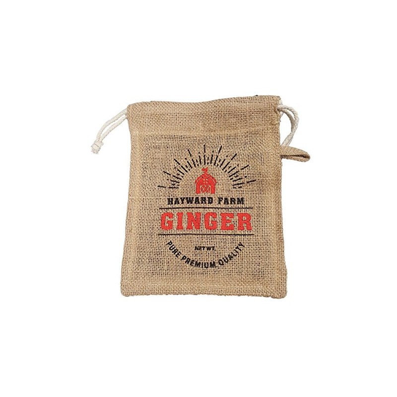 Eddingtons Hayward Farm Jute Hessian Ginger Storage Bag