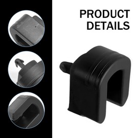 MOXRUQ 2 PCS Car Rear Tailgate Hinge Bushing, OEM# 66143-04021Tailgate Bushing Replacement Accessories for Tail Gate Hinge, Tailgate Bushing Fit Compatible with Tacoma 2016-2023 (Black)