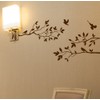 Tree Branches Wall Decal with Birds Vinyl Sticker Nursery Leaves
