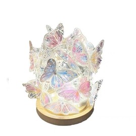 Could Spark Butterfly ambiance Lamp, Bedside Decorative Small Table lamp, DIY Butterfly Lamp, Battery Powered Night Light, Gift for Daughter's Mother