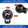 Cord Stopper, 1-Hole, for Cords, Band Clamp Jacket, Clothing, Backpack,
