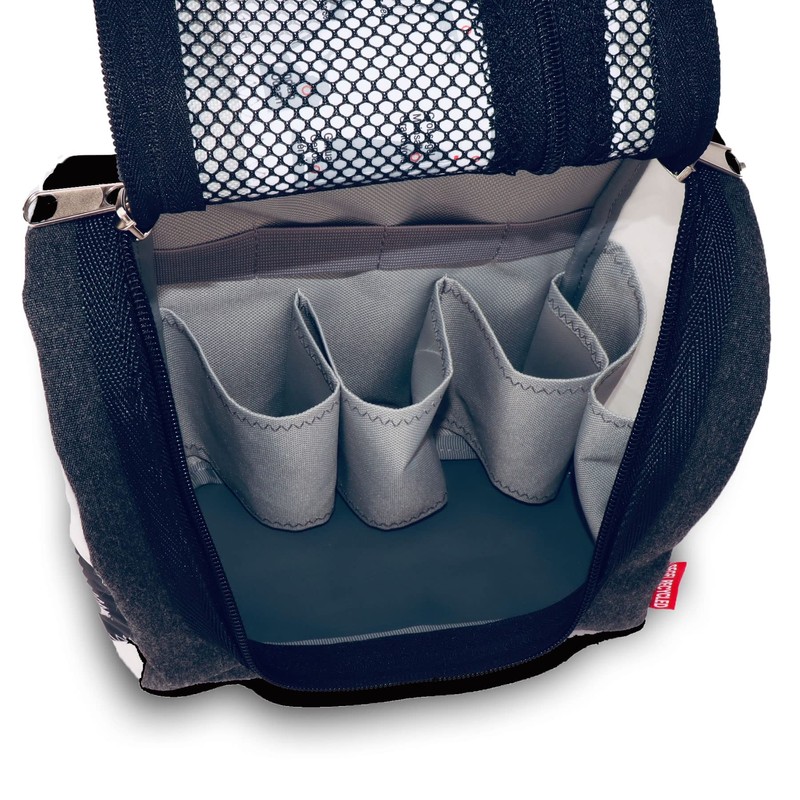 360° Toiletry Bag Sailor XL White/Blue Number Red, White Blue