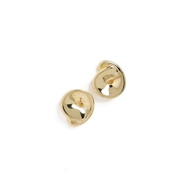 Jenny Bird Women's Rio Button Earrings, Gold, One Size