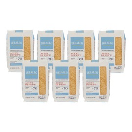 DeLallo Acini di Pepe Pasta, 1 Pound Bag, (7 Pack), Pastina Pasta Noodles from Italy, Bronze Cut, Made Only with 100% Durum Wheat Semolina Flour, Kosher, Non-GMO, Vegan