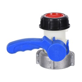 PATIKIL 75mm IBC Tote Adapter - DN50, 1000L IBC Adapter, Butterfly Valve Switch for Garden Irrigation