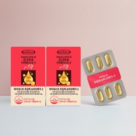 Mother Nest 마더네스트 초임계 슈퍼오메가-3 30캡슐 2박스 (2개월분) EPA+DHA 800mg Mother Nest Super Omega-3 30 Capsules 2 Boxes (2 Months Supply) EPA+DHA 800mg