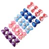 20pcs Pet Hair Bows Dog Grooming Bows with Rubber Bands