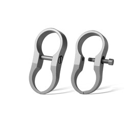 FEGVE Titanium Alloy Key Chain Ring,Mini Keychain with Screw Shackle for Narrow Hole Car Keys EDC Tools