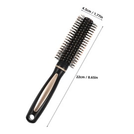 Minkissy 2pcs Static Curl Hair Brush for Men and Women Ergonomic Design Reduces Pulling for Combing and Curls Detangling Tool