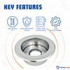 Retrofit Recessed Fire Sprinkler Escutcheon 1/2 in. IPS - Split