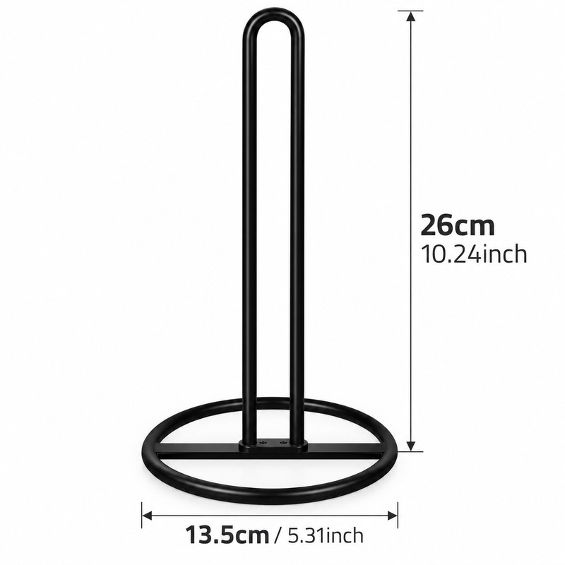 Freestanding Paper Towel Holder for Kitchen – Easy-Access Countertop Roll