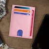 AMEHA Minimalist Slim Wallet for Men Front Pocket Genuine Leather