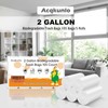 2 Gallon White-Biodegradable Small Trash Bag - Mini Garbage Bags
