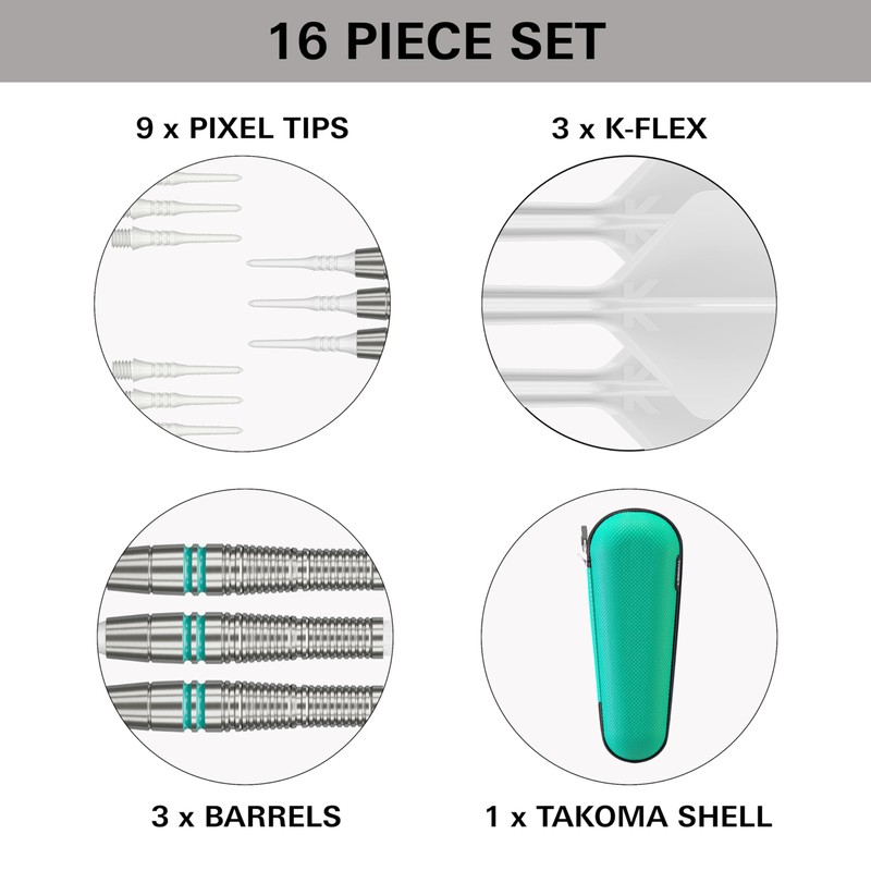 TARGET COLOURS GEN4 TEAL 90% 20G 2BA SOFT TIP (Colors