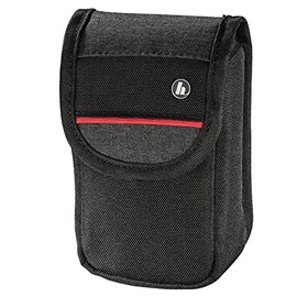 Hama "Valletta" Camera Bag for Digital Camera Small for Compact Camera with Belt Loop and Velcro Fastening Tear-Resistant Polyester 6 x 4 x 11 cm Black
