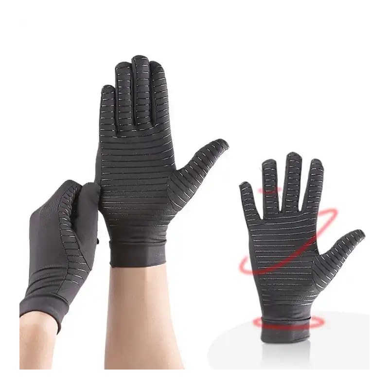 Jesata 1 Pair Full Finger Compression Arthritis Gloves | Breathable