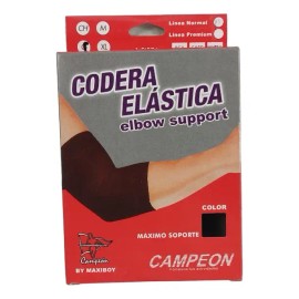 Codera Elástica Negro Campeón L