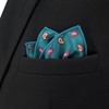 S&W SHLAX&WING Men's Extra Long Necktie Set with Pocket Square