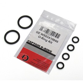GE WS03X10046 O-Ring Seal Kit (2 Large, 4 Small Orings for GE GNSL60FBL,GNSV70FBL,GNSV75FWW,GXSL55F,GXSV65F)