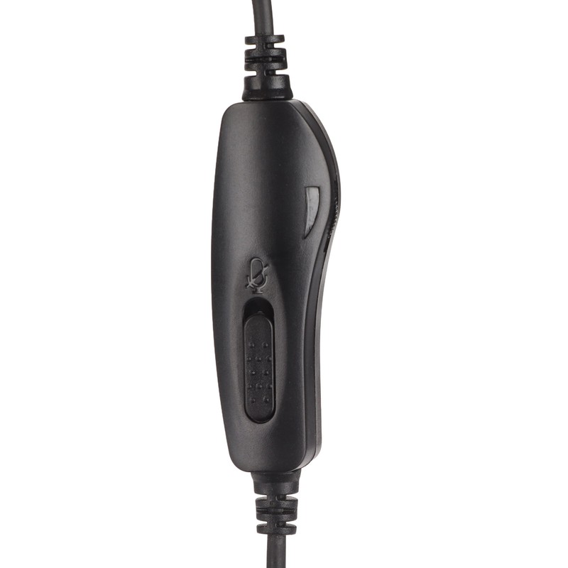 RJ9 Headset Noise Cancelling Mute Function Corded Business Headphone with