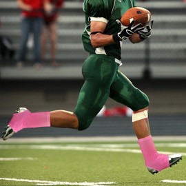 1 Pair Football Spats Cleat Covers, Spats Football for Cleats, Cleat Sleeves for Soccer, Baseball, Softball(S,Youth Shoe Size 1-4,Power Pink)