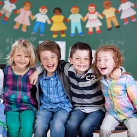 Juvale 48-Pack Paper Doll Cutouts Boys & Girls - White 250 GSM, Boys 5.88 x 9 in & Girls 5.88 x 8.7 in - Blank Paper People Cutouts for Classroom, Crafts & Party Banners