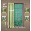 Today's Curtain Emelia Original Voile Panel 63", Yellow, 60" W