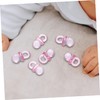 IWOWHERO 100Pcs Acrylic Pacifiers for Shower Decorations Pacifiers Reusable Shower