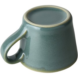 An under (TSUKAMOTO) demitasukappu Blue 200ml 益子 Burn Coffee Cup traditional Glazed Series 益子 Celadon Glazed KKC – 4 