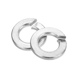 sourcing map 5/16" Split Lock Washer, 100Pcs 316 Stainless Steel Spring Lock Washers Metal Split Ring Washer for Screw Bolts Machinery