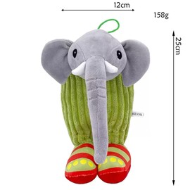 Tung Tung Tung Sahur Pillow for Kids Adults Italian Brainrot Pillow Tralalero Tralala Throw Pillow for Home Decoration, Elephant Shape