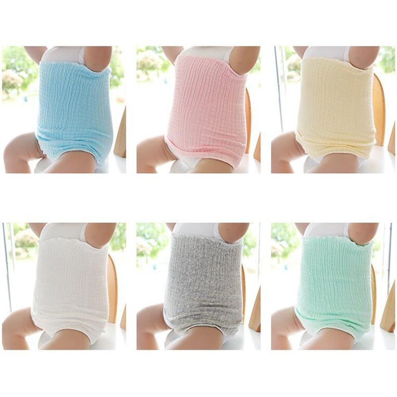 6Pack Baby Organic Cotton Baby Belly Button Band Umbilical Hernias