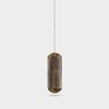 Brushed Brass Gold, Silver and Antique Gold Knurled Cylindrical Bathroom