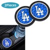 GL2UXYX 2 Pack Dodgers Car Cup Holder Coasters, Non-Slip Cup