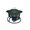 AZ Patio Round Portable Camp Fire Pit in Black