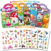 Kalysky 6 Pack Reusable Jelly Sticker Books for Toddlers 2-6