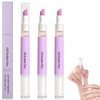 3PCS 2-in-1 Cuticle Oil Pusher Pen, Ceramic Cuticle Pusher &