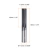 HARFINGTON Carbide Chucking Reamer 0.445"(11.3mm) Dia Straight Flute Straight Shank
