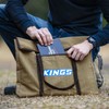 Adventure Kings Portable Firepit Bag 400GSM Ripstop Canvas Heavy-Duty Handles